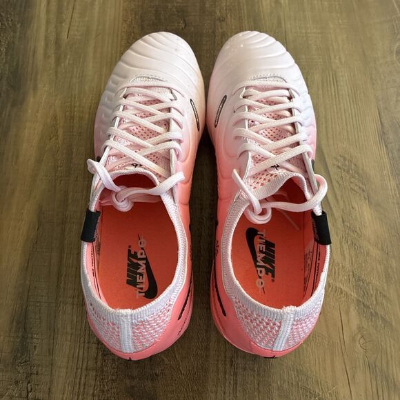 Nike Tiempo Legend 10 Elite FG Men Sz 7 Pink Foam Black FN7276-601 Soccer Cleat